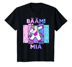 Kinder Bääm! Ich Bin Mia Name Vorname Geburtstag T-Shirt von Lustige Sprüche & Geschenke