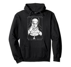 Ich Ziehe Was Was Du Nicht Ziehst Tekk HardTekk Nonne Pullover Hoodie von Lustige Tekkno Wortspiel Kreditkarte Pulver Motive