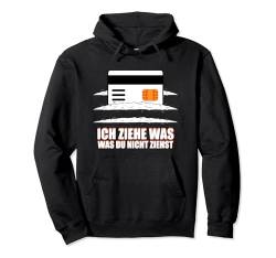 Ich Ziehe Was Was Du Nicht Ziehst Tekk HardTekk Raver Techno Pullover Hoodie von Lustige Tekkno Wortspiel Kreditkarte Pulver Motive