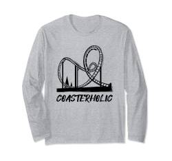 Coasterholic Freizeitpark Achterbahn Langarmshirt von Lustige Themenpark & Achterbahn Geschenkideen