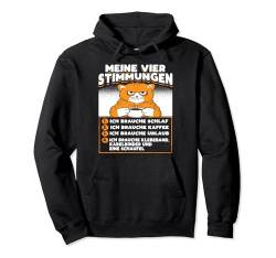 Katze Lustige Sprüche Kaffee Urlaub Müde Pullover Hoodie von Lustige Tshirts Für Männer Und Frauen Und Mehr