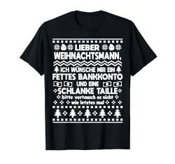 Weihnachten Spruch Bankkonto Lustig Damen Herren Weihnachts T-Shirt von Lustige Tshirts Für Männer Und Frauen Und Mehr