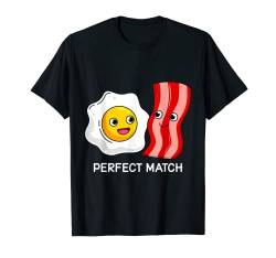 Perfect Match Eier und Speck Valentinstag T-Shirt von Lustige Valentinstag Geschenke für ihn und sie