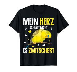 Wellensittich Welli Sittich T-Shirt von Lustige Vogel Liebhaber Geschenkideen