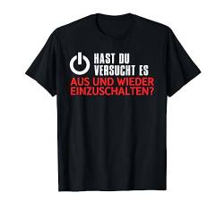 Aus Einschalten Weihnachts Geschenk Itler Nerd Shirt Lustig T-Shirt von Lustige Weihnachts Geschenke Adventskalender Ideen