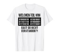 Welchen Teil 101 Weihnachts Geschenk Itler Nerd Shirt Witzig T-Shirt von Lustige Weihnachts Geschenke Adventskalender Ideen