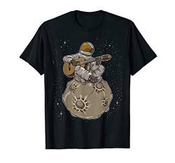 Astronaut spielt Gitarre | Raumfahrer Gitarrist Entdecker T-Shirt von Lustige Weltraum Geschenkidee