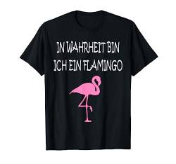 Flamingo Lustiges Witziges Karneval Shirt Faschings Kostüm T-Shirt von Lustige Witzige Fasching Karneval Kostüm Shirts