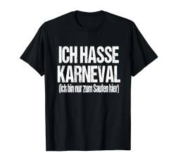 Zum Saufen Hier Lustiges Karneval Shirt Faschings Kostüm T-Shirt von Lustige Witzige Fasching Karneval Kostüm Shirts