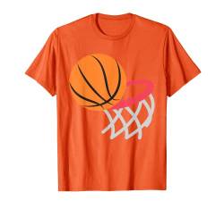 Basketball Orange Ball Basketball und Hoop Kostüm T-Shirt von Lustige einfache faule Last-Minute-Kostüme