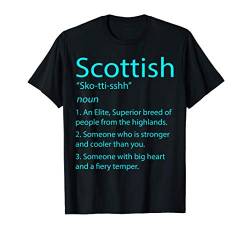 Schottland Flagge Scottish Ancestry Lustiges Schottland T-Shirt von Lustige schottische Hemden Schottland Geschenke