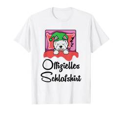 Offizielles Schlafshirt Pyjama Westi Terrier Outfit T-Shirt von Lustige witzige Home-Office Outfit Kleidung