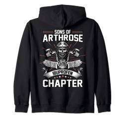 Sons of Arthrose - Ibuprofen Chapter Biker Motorradfahrer Kapuzenjacke von Lustiger Biker Spruch für den alten Mann