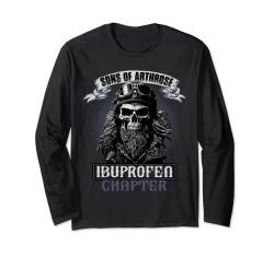 Sons of Arthrose - Ibuprofen Chapter Biker Motorradfahrer Langarmshirt von Lustiger Biker Spruch für den alten Mann