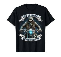 Sons of Arthrose - Ibuprofen Chapter Biker Motorradfahrer T-Shirt von Lustiger Biker Spruch für den alten Mann