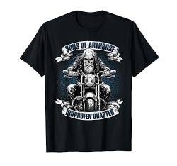 Sons of Arthrose - Ibuprofen Chapter Biker Motorradfahrer T-Shirt von Lustiger Biker Spruch für den alten Mann