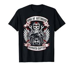 Sons of Arthrose - Ibuprofen Chapter Biker Motorradfahrer T-Shirt von Lustiger Biker Spruch für den alten Mann