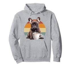Französische Bulldogge Kaffee I Hund für Kaffeeliebhaber Pullover Hoodie von Lustiger Spruch I Tiere & Spaß I Damen & Herren