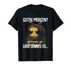 Biene Spruch Lustig Geschenk Guten Morgen Ganz Dünnes Eis T-Shirt von Lustiger Spruch Tiere & Spaß Damen & Herren