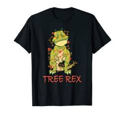 Weihnachts-Dinosaurier-Pyjama Herren Jungen Xmas Tree Rex T-Shirt von Lustiger Weihnachtspyjama Kinder Herren Damen