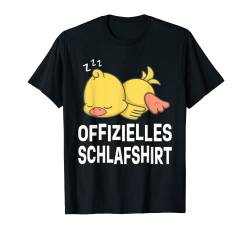 Offizielles Schlafshirt Küken Pyjama Schlafanzug Bauern T-Shirt von Lustiges Küken Bauern Hühner Landwirt Geschenk +