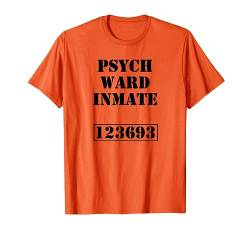 Psychiatrie Verkleidung Lustiges Karneval Kostüm Insasse von Lustiges Shirt Verbrecher Verkleidung