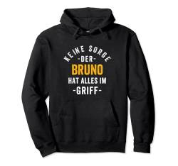 Bruno Vorname Spruch Name Vatertag Geburtstag Bruno Pullover Hoodie von Lustiges Vornamen Geschenk Namen Herren Männer