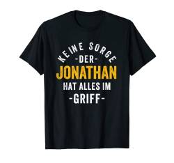 Jonathan Vorname Spruch Name Vatertag Geburtstag Jonathan T-Shirt von Lustiges Vornamen Geschenk Namen Herren Männer