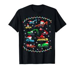 Frohe Weihnachten Lustig Baufahrzeuge Bagger Weihnachtsshirt T-Shirt von Lustiges weihnachts tshirt weihnachten outfit