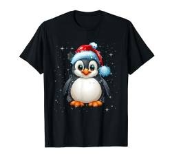 Weihnachtsshirt Niedliches Pinguin Weihnachten Kinder Xmas T-Shirt von Lustiges weihnachts tshirt weihnachten outfit