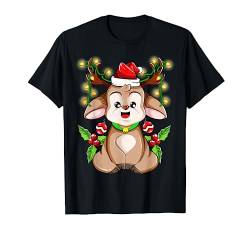 Weihnachtsshirt Niedliches Rentier Weihnachten Christmas T-Shirt von Lustiges weihnachts tshirt weihnachten outfit