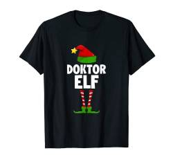 Familien Weihnachtsoutfit Partnerlook Weihnachten Doktor Elf T-Shirt von Lustigies Weihnachtsgeschenk Weihnachtsshirt Xmas