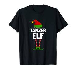 Tänzer Elf Tshirt Weihnachten Outfit Dame Herr Weihnachts T-Shirt von Lustigies Weihnachtsgeschenk Weihnachtsshirt Xmas