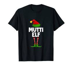 Weihnachtsshirt Outfit Dame Mama Oma Weihnachten Mutti Elf T-Shirt von Lustigies Weihnachtsgeschenk Weihnachtsshirt Xmas