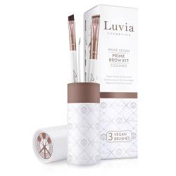 Augenbrauenpinsel-Set Luvia, Prime Brow Kit - Brush Set, Schminkpinsel & Pinzette, 3 Vegane Kosmetikpinsel von Luvia Cosmetics