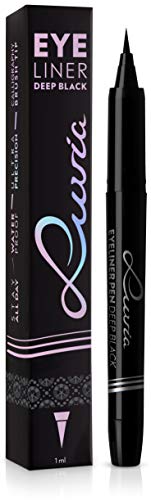 Eyeliner Wasserfest Schwarz, Luvia Eyeliner-Stift - Ultra Matt & Deep Black - Vegan & Cruelty-free von Luvia Cosmetics