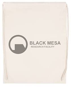 Black Mesa Beige Sporttasche Unisex Drawstring Bag Gym von Luxogo