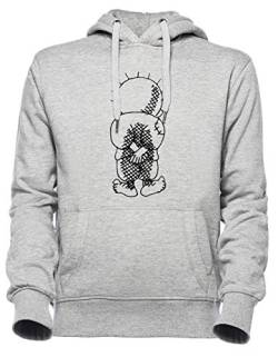 Luxogo Handala Unisex Grau Jumper Kapuzenpullover Herren Damen Unisex Grey Hoodie Men's Women's von Luxogo