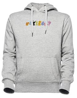 Rookies Lineup Unisex Grau Jumper Kapuzenpullover Herren Damen Unisex Grey Hoodie Men's Women's von Luxogo