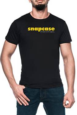 Snapcase - Its Time to Live Again Schwarz T-Shirt Kurzarm Men's Black T-Shirt von Luxogo