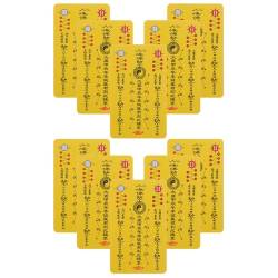 Luxshiny 10St Tai-Sui-Karte chinesisches Reichtumsamulett Taisui-Segenskarten chinesische Amulettkarte kleine Amulettkarte Universal- Geldbörse Grußkarte Amulett-Karte PVC von Luxshiny