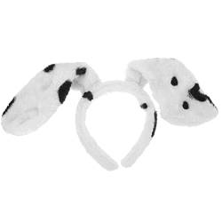 Luxshiny Gefleckte Hundeohren-Stirnband Party-Kostüm-Kopfbedeckung Tierhaarreifen Niedliche Party-Stirnbänder Für Mädchen Und Frauen von Luxshiny