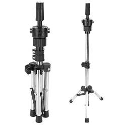 Puppenkopfständer, Puppenkopfständer Für Friseure Übungskopf Ständer Perückenständer Mannequin Head Tripod Für Kosmetologie Friseur Training Praxis Perücke Display Styling Perücke Kopfständer von Lv. life