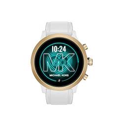 LvBu Armband Kompatibel Für Michael Kors MKGO, Leder Silikon Classic Ersatz Uhrenarmband Für Michael Kors Access MKGO Smartwatch (Weiß) von LvBu
