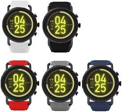 LvBu Armband Kompatibel Für Skagen falster 3, Sport Silikon Classic Ersatz Uhrenarmband Für Skagen falster 3 Smartwatch (5 Pack) von LvBu