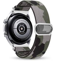 LvBu Armband Kompatibel mit Glaxy Watch 3 41mm, weiche Haargummis Uhrenarmband für Samsung Glaxy Watch 3 41mm Smartwatch (Camo) von LvBu