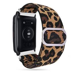 LvBu Armband Kompatibel mit Honor Watch ES, weiche Haargummis Uhrenarmband für Honor Watch ES Smartwatch (Leopard) von LvBu