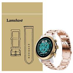 LvBu Armband Kompatibel mit Michael Kors MKGO, Classic Edelstahl Uhrenarmband für Michael Kors Access MKGO Smartwatch (Roségold) von LvBu