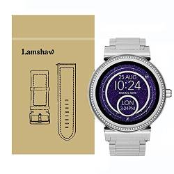 LvBu Armband Kompatibel mit Michael Kors Sofie, Classic Edelstahl Uhrenarmband für Michael Kors Access Sofie Smartwatch (Silber) von LvBu