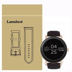 LvBu Armband Kompatibel mit Skagen Falster, Quick Release Leder Classic Ersatz Uhrenarmband für Skagen Falster Smartwatch (Coffee) von LvBu